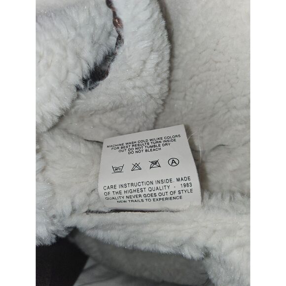 Brown Suede Faux Fur Jacket (Vintage Style) - Men's - Picture 6 of 6